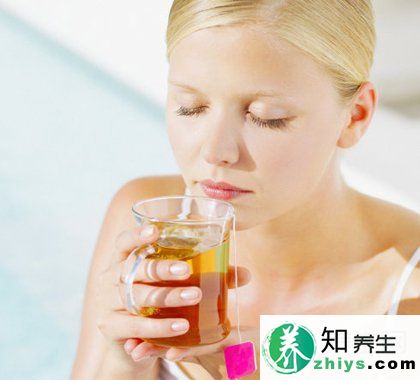 慎用茶水